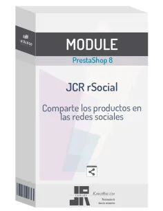 JCR rsocial - modulo gratis para compartir tus productos en redes sociales.
