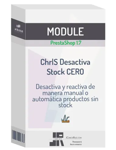 JCR DesActiva productos con Stock CERO (PrestaShop 1.7)