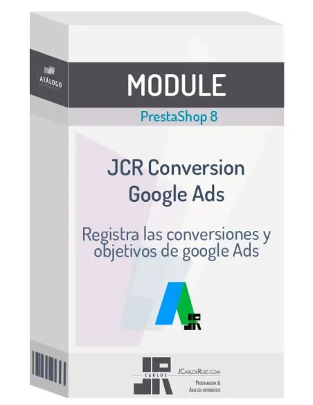 Módulo prestashop 8 y 1.7 Código de seguimiento para conversiones de Google Ads