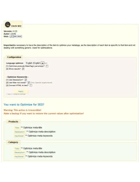 ChrlS SEO v0.32