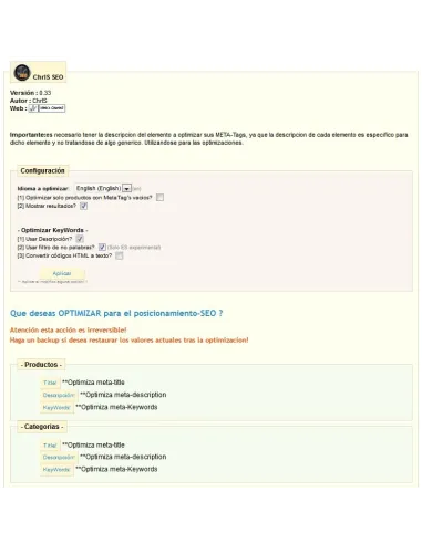 ChrlS SEO v0.32