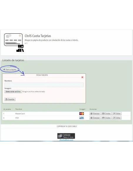 ChrlS ct (simulador cuotas con intereses) para PrestaShop 1.7